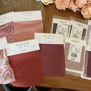 Wedding color swatches!